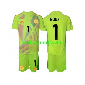Maillot de Foot Allemagne Manuel Neuer 1 Extérieur Gardien UEFA EURO 2024 - Enfant